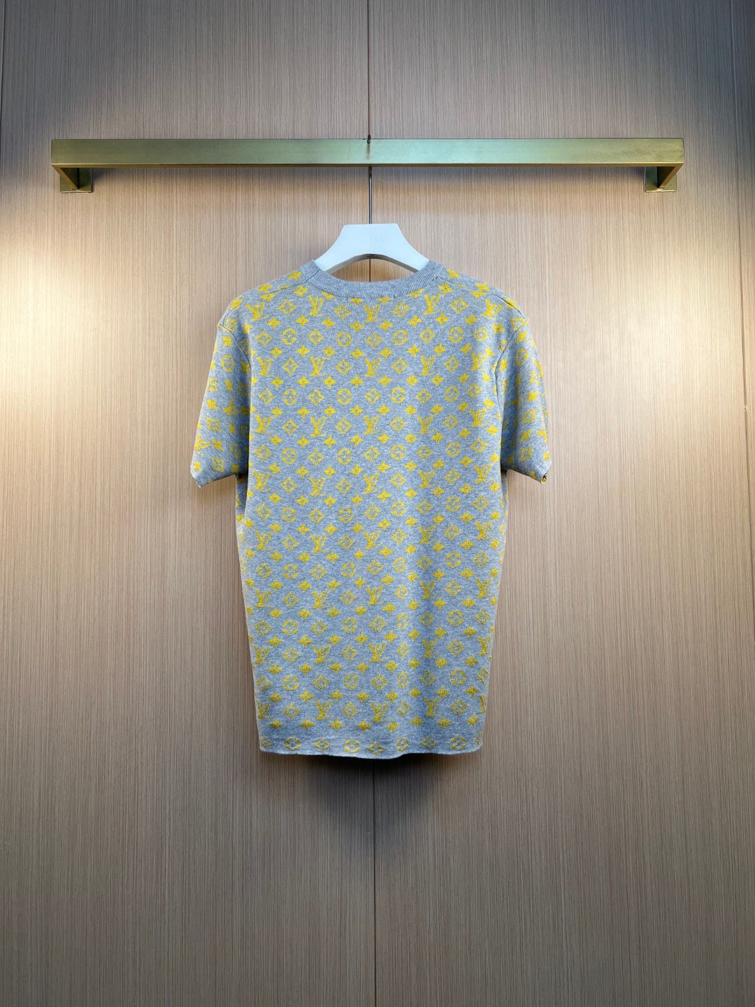 루이비통(LV) 올오버 모노그램 자카드 니트 반팔 티셔츠 의류