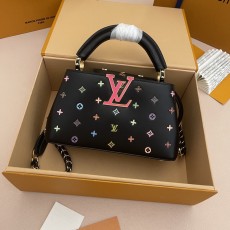 루이비통(LV) x 무라카미 다카시 카퓌신 EW CAPUCINES EAST WEST 토트백 가방 미니