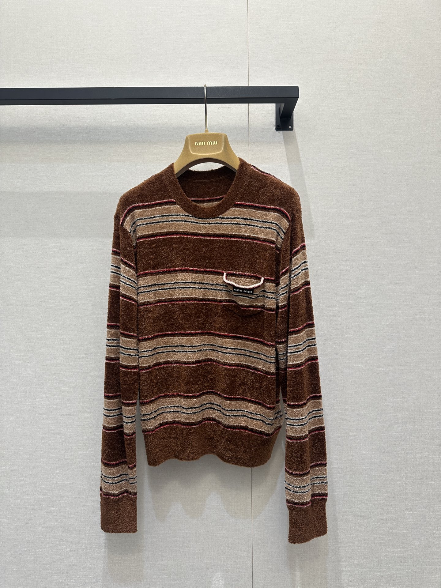 미우미우(MiuMiu)  스트라이프 테리 니트 의류