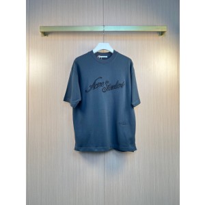 아크네 스튜디오(ACNE STUDIOS) 3D 자수 로고 반팔 티셔츠 의류