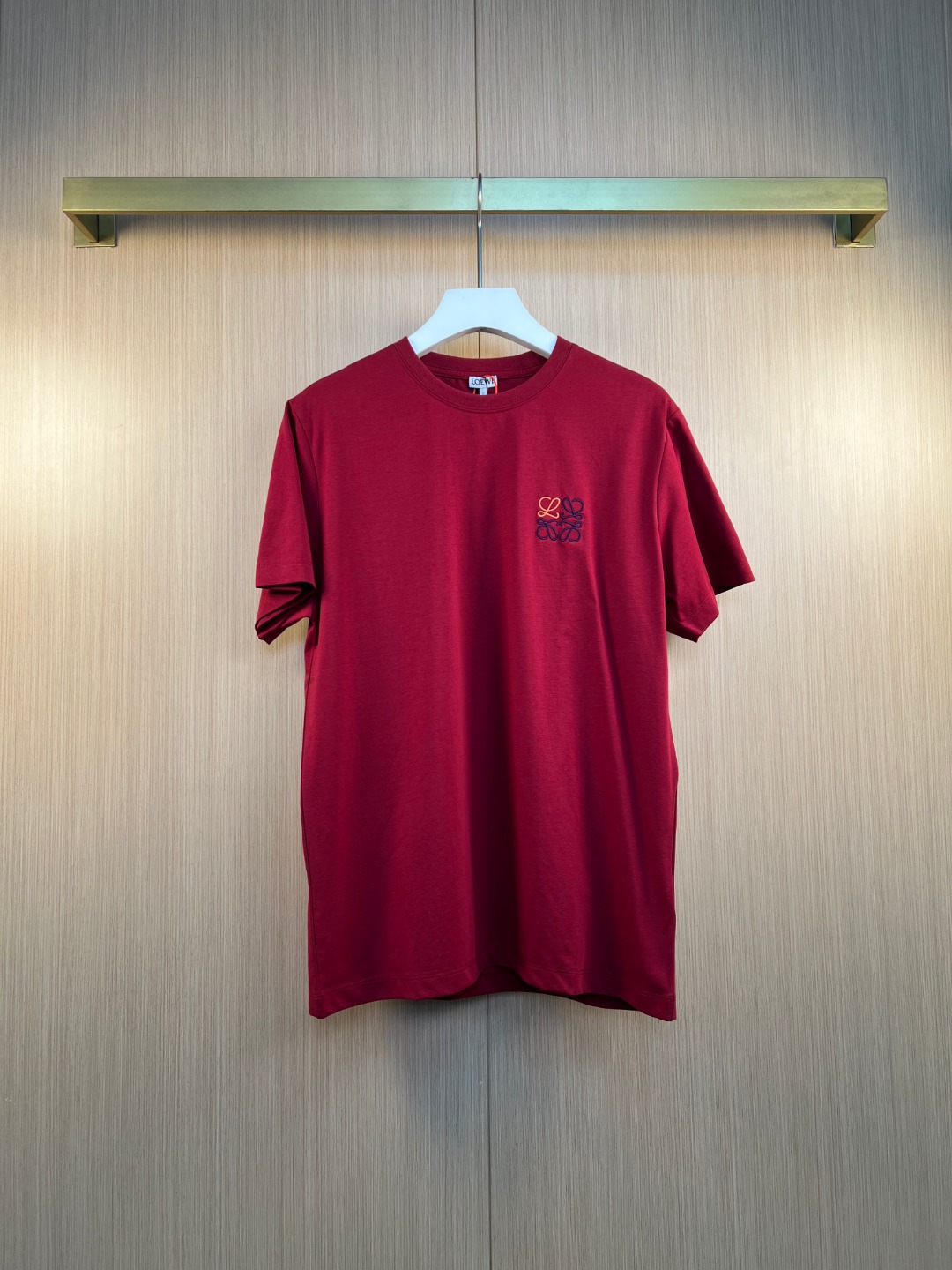 로에베(LOEWE) 아나그램 자수 반팔 티셔츠 의류