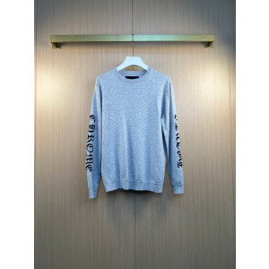 크롬하츠(CHROME HEARTS) 소드 스크롤 자수 니트 스웨터 의류