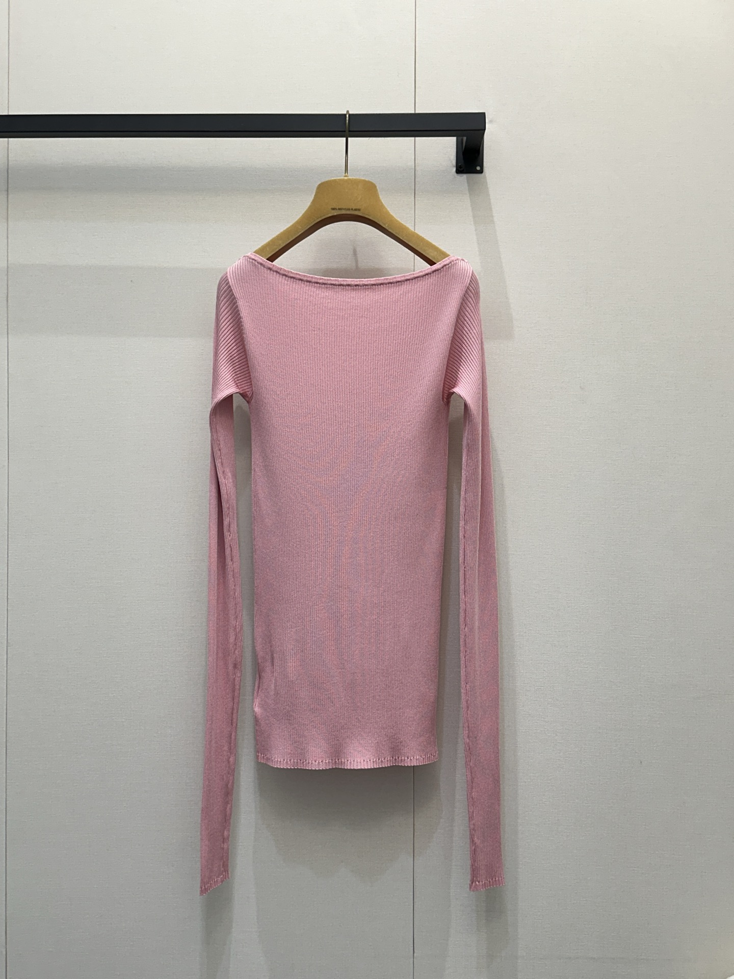 미우미우(MIU MIU) 실크 니트 롱슬리브 탑 의류