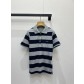미우미우(MIU MIU) 스트라이프 폴로 반팔 티셔츠 의류
