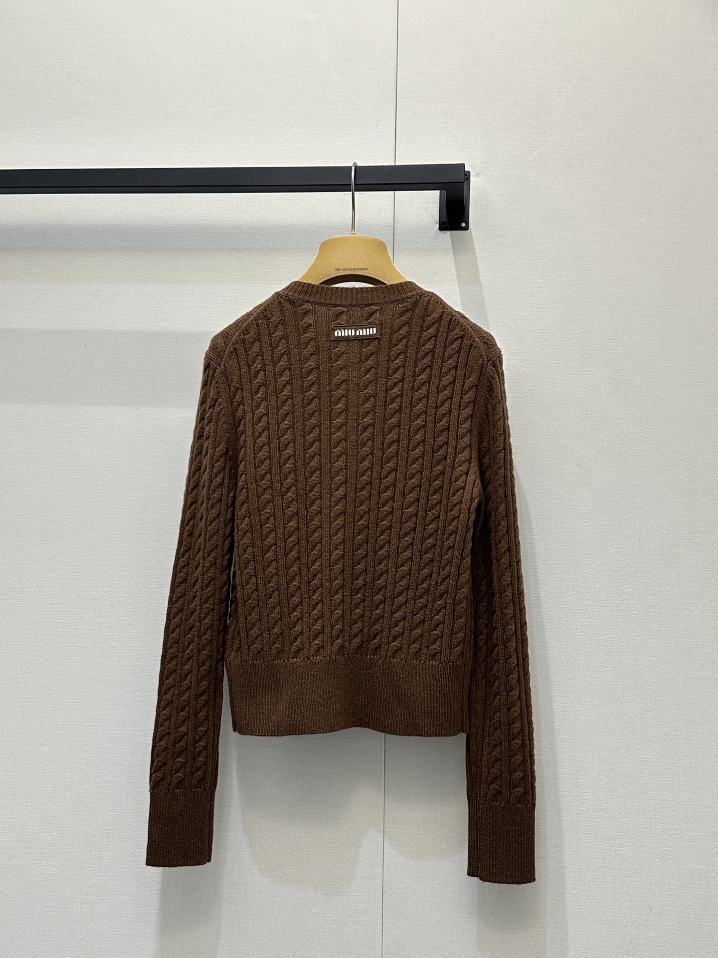 미우미우(MIU MIU) 케이블 니트 가디건 의류