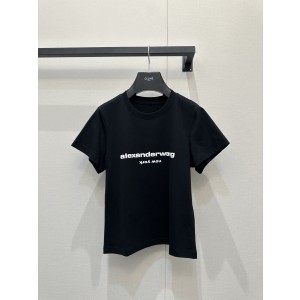 Alexander Wang 알렉산더 왕(AW) 엠보 로고 반팔 티셔츠 의류