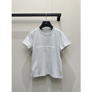 Alexander Wang 알렉산더 왕(AW) 엠보 로고 반팔 티셔츠 의류