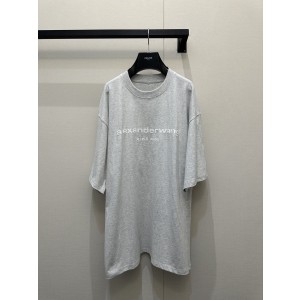 Alexander Wang 알렉산더 왕(AW) 입체 자수 로고 반팔 티셔츠 의류