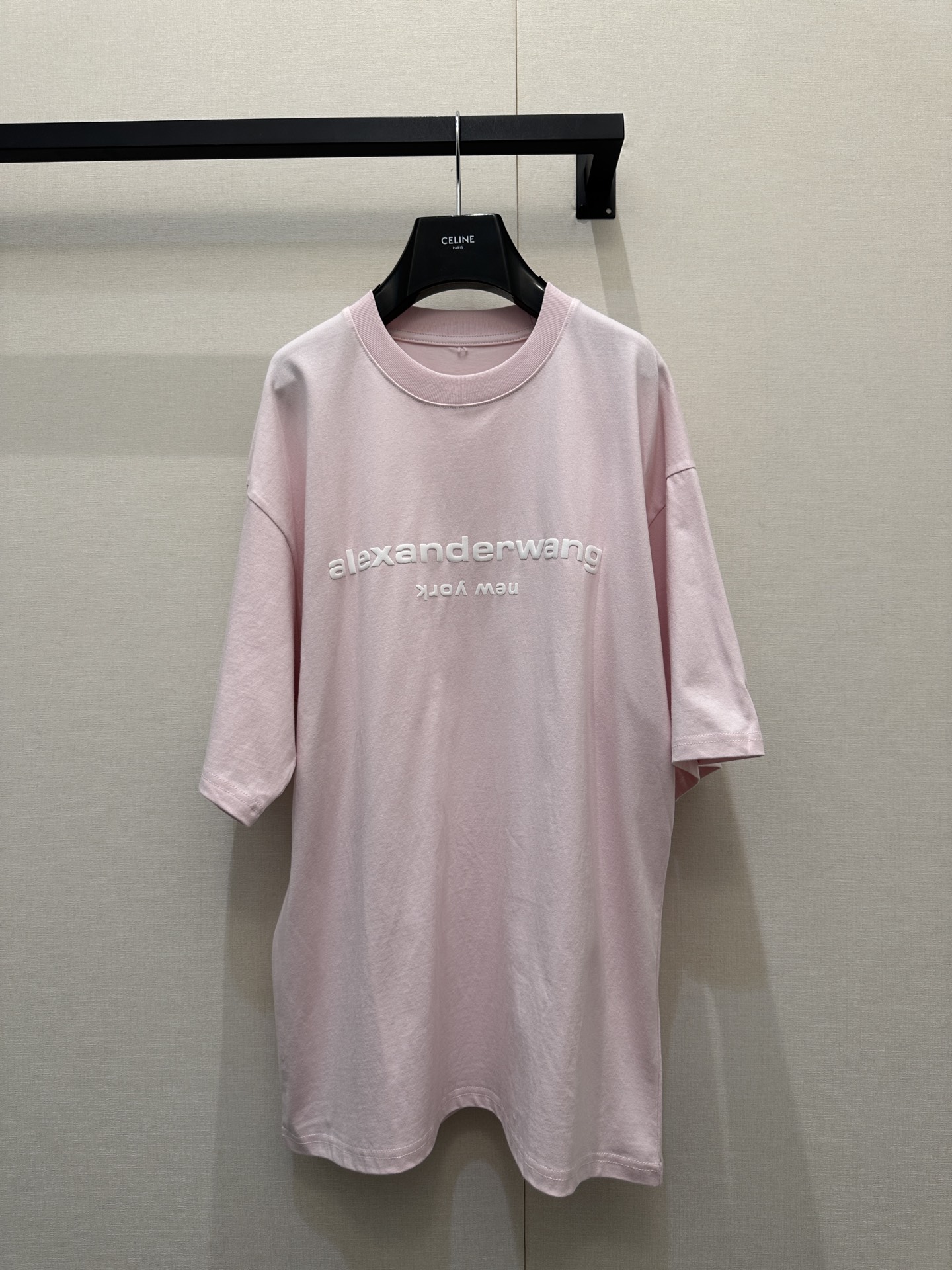 Alexander Wang 알렉산더 왕(AW) 입체 자수 로고 반팔 티셔츠 의류