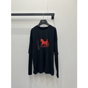 셀린느(Celine) 프린팅 긴팔 티셔츠 의류