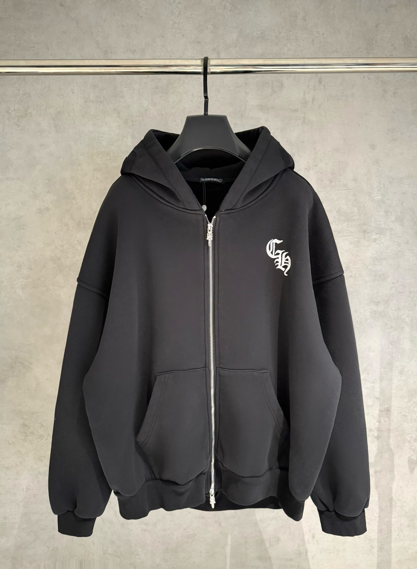 크롬하츠(CHROME HEARTS) 패치 기모 집업 후드 재킷 의류