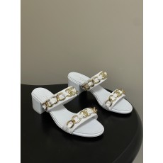 샤넬(CHANEL) 체인 스트랩 힐 슬리퍼 신발