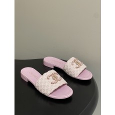 샤넬(CHANEL) 체인 퀼팅 플랫 슬리퍼 신발