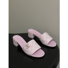 샤넬(CHANEL) 데님 힐 슬리퍼 신발