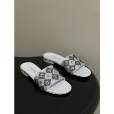 샤넬(Chanel) 더블C 수공예 쥬얼리 샌들 슬리퍼 신발 플랫