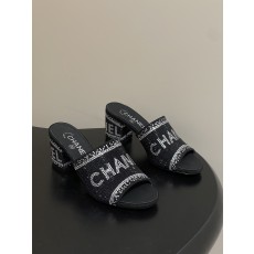샤넬(Chanel) 더블C 수공예 쥬얼리 샌들 슬리퍼 신발 7cm