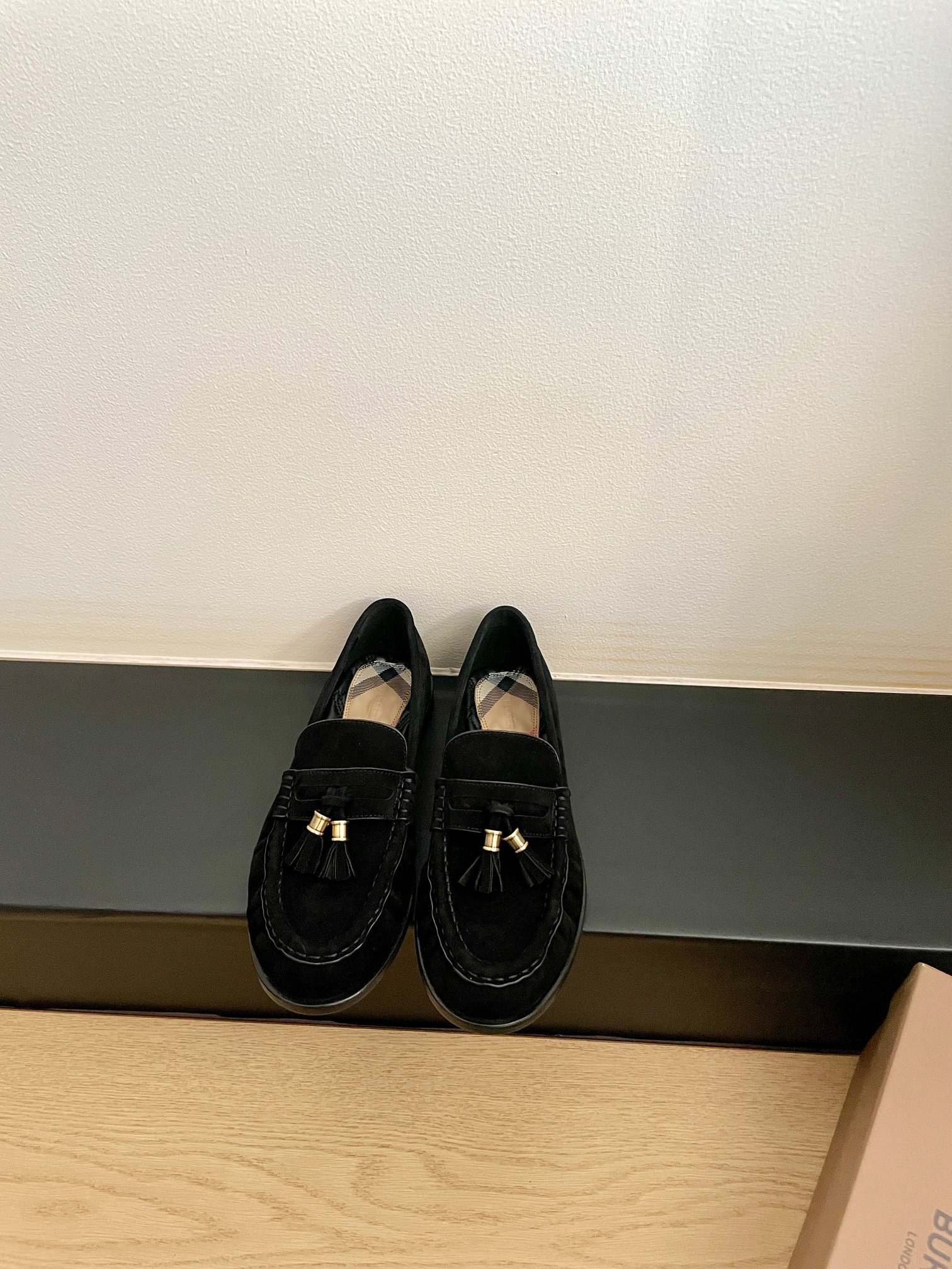 Burberry 버버리 다니엘 리 컬렉션 스웨이드 로퍼 구두 신발