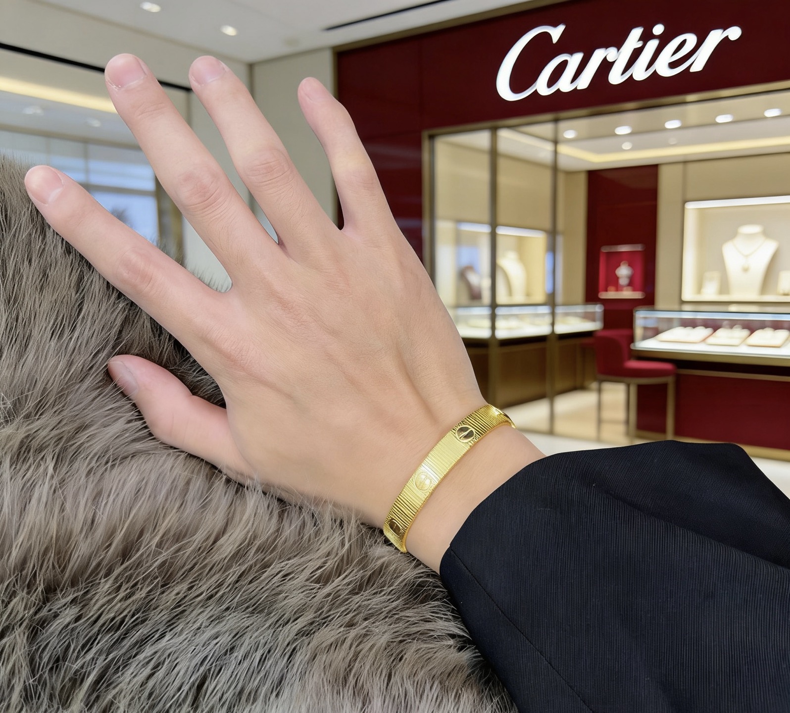 까르띠에(Cartier) 링 모티브 뱅글 팔찌 악세사리