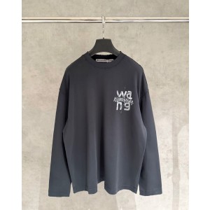 알렉산더왕(Alexander Wang) 그래픽 롱슬리브 티셔츠 의류