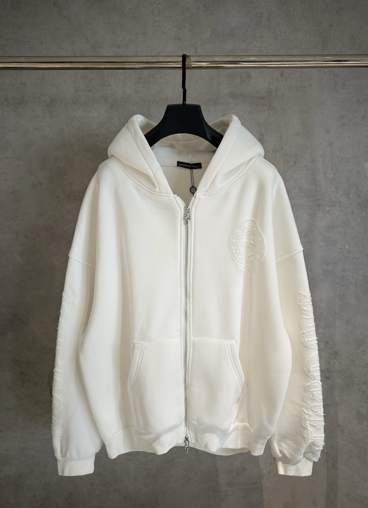 크롬하츠(CHROME HEARTS) 클래식 기모 집업 후드 재킷 의류