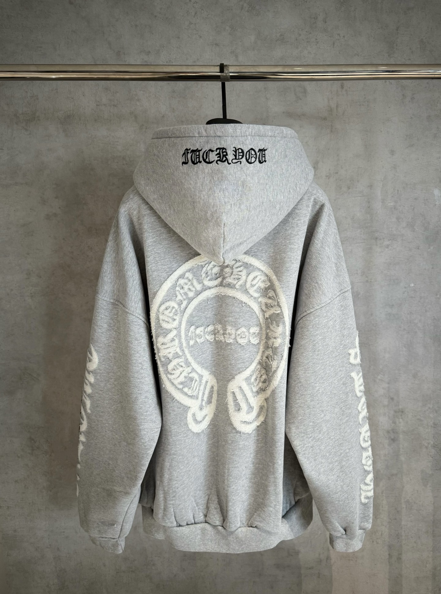 크롬하츠(CHROME HEARTS) 클래식 기모 집업 후드 재킷 의류