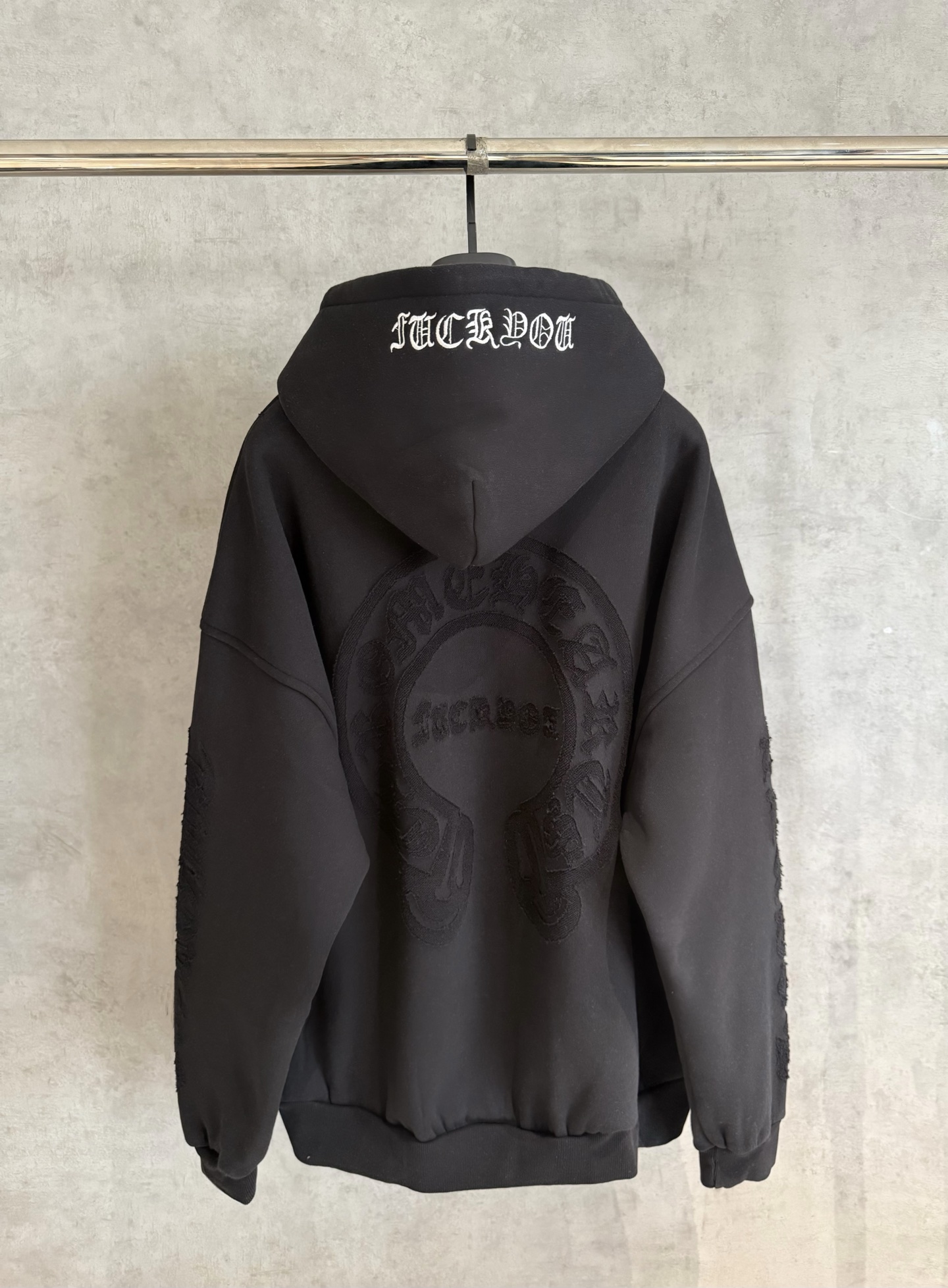 크롬하츠(CHROME HEARTS) 클래식 기모 집업 후드 재킷 의류