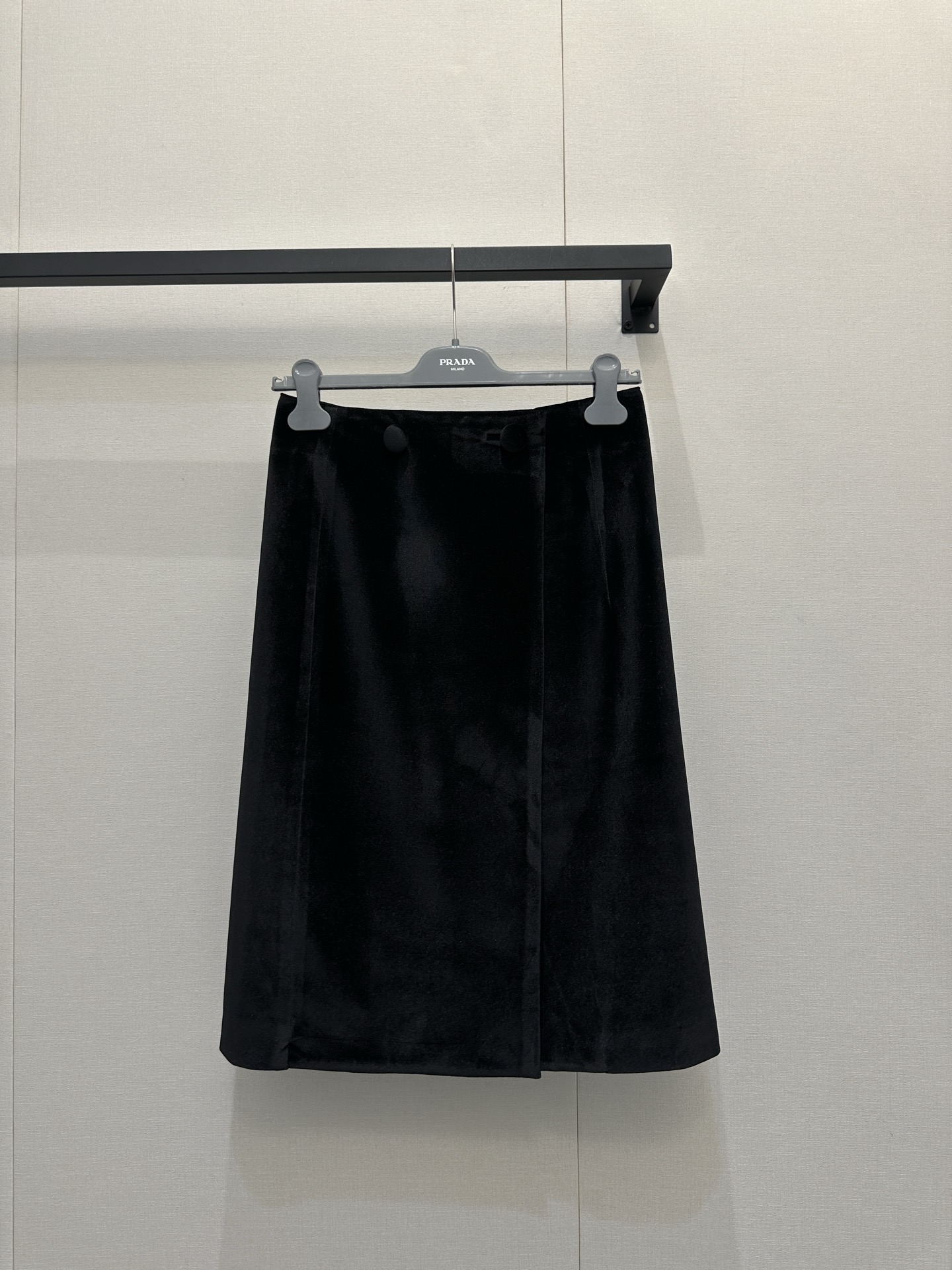 PRADA 프라다 클래식 벨벳 자켓 재킷 + 스커트 치마 세트 셋업 의류