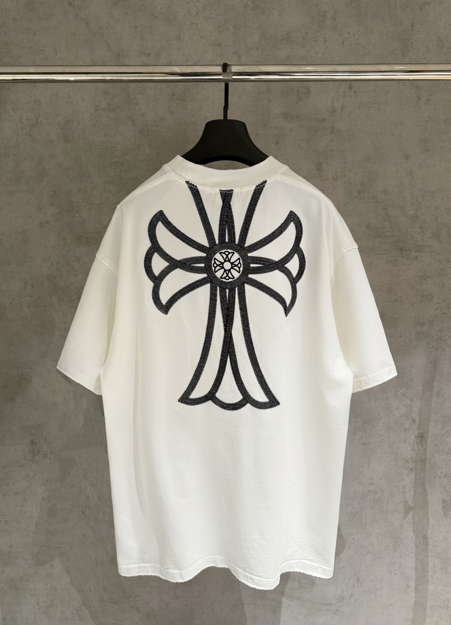 크롬하츠(CHROME HEARTS) 자수 반팔 티셔츠 의류