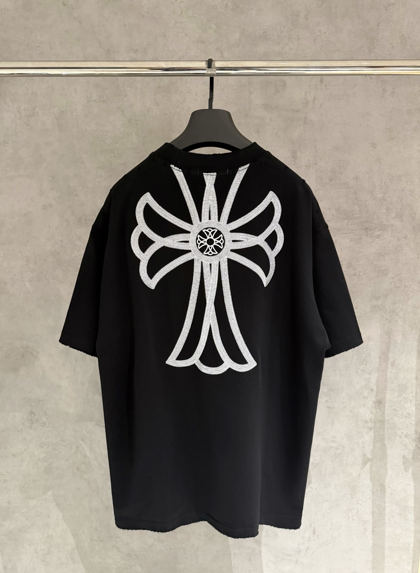 크롬하츠(CHROME HEARTS) 자수 반팔 티셔츠 의류