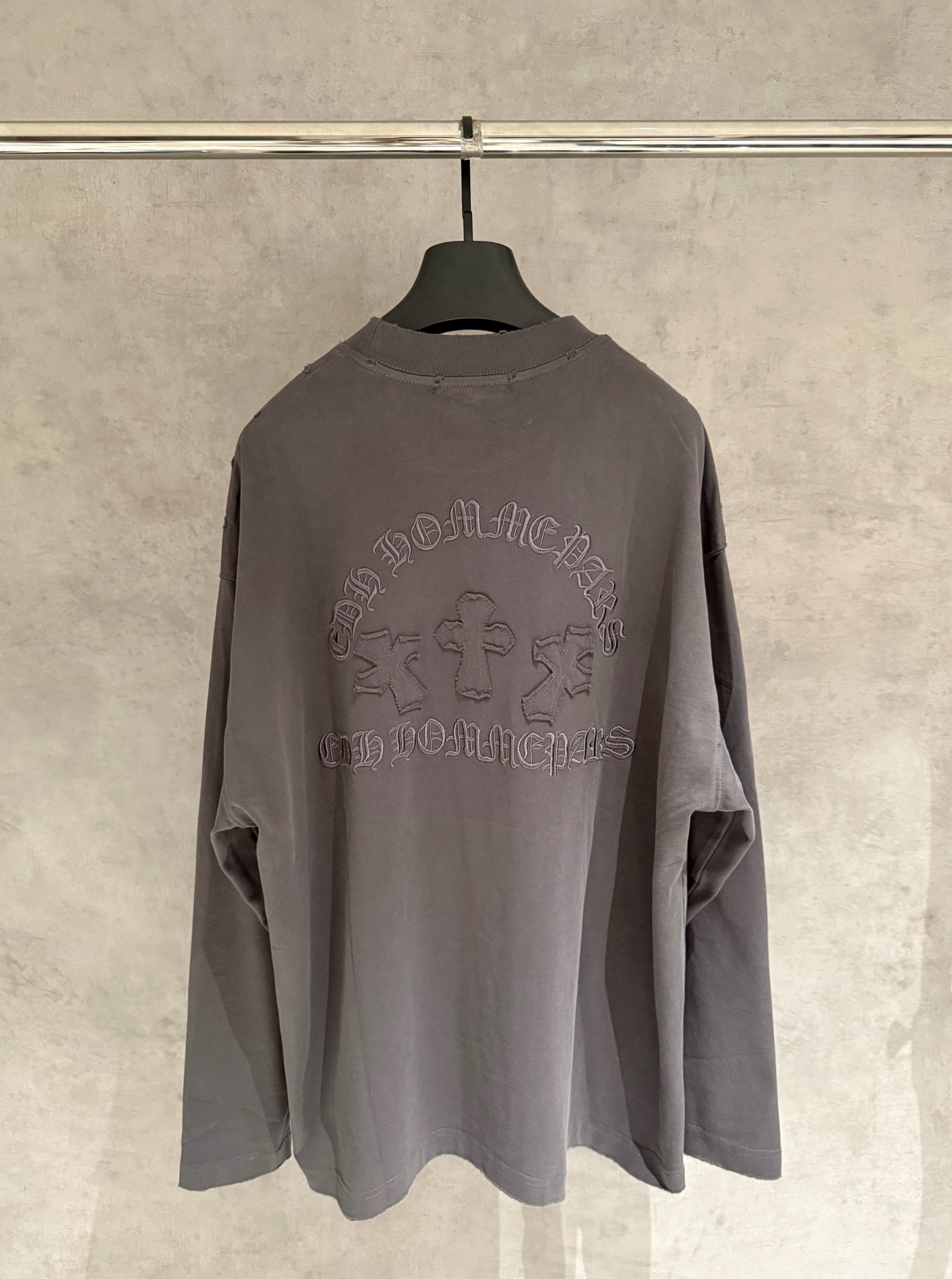 크롬하츠(CHROME HEARTS) 자수 긴팔 티셔츠 의류