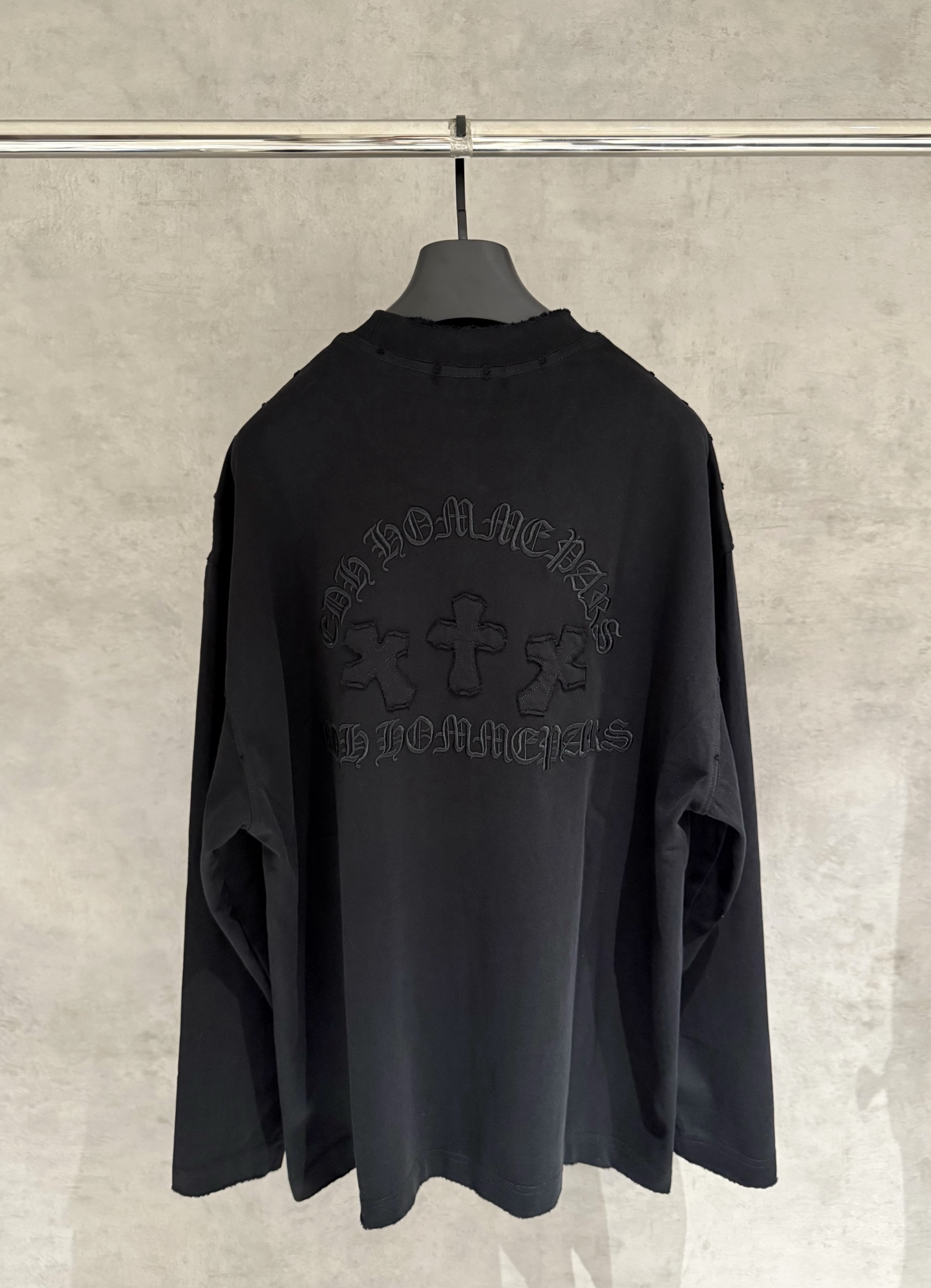 크롬하츠(CHROME HEARTS) 자수 긴팔 티셔츠 의류