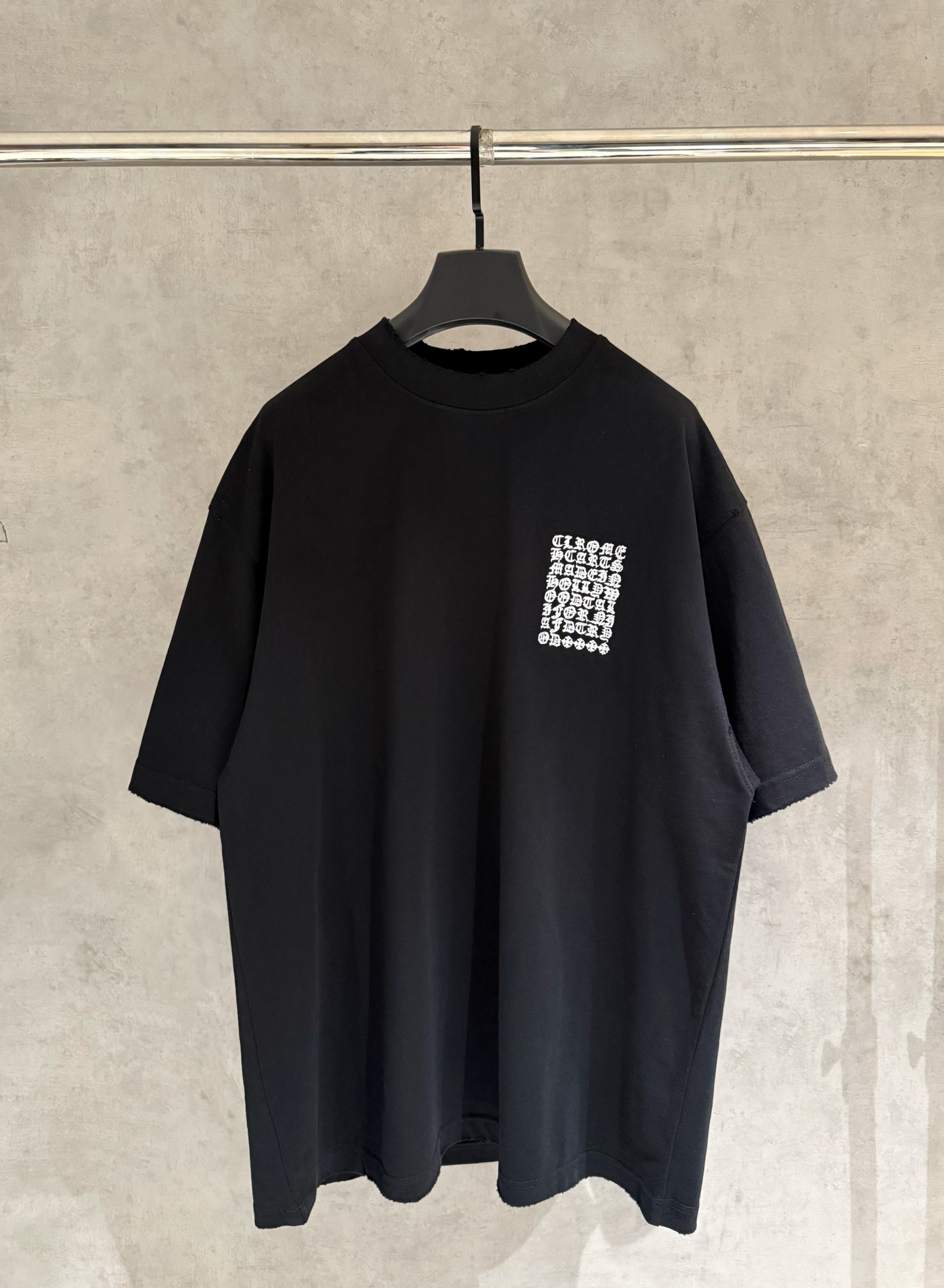 크롬하츠(CHROME HEARTS) 자수 반팔 티셔츠 의류