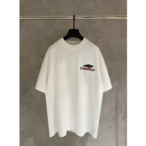 발렌시아가(BALENCIAGA) 자수 반팔 티셔츠 의류