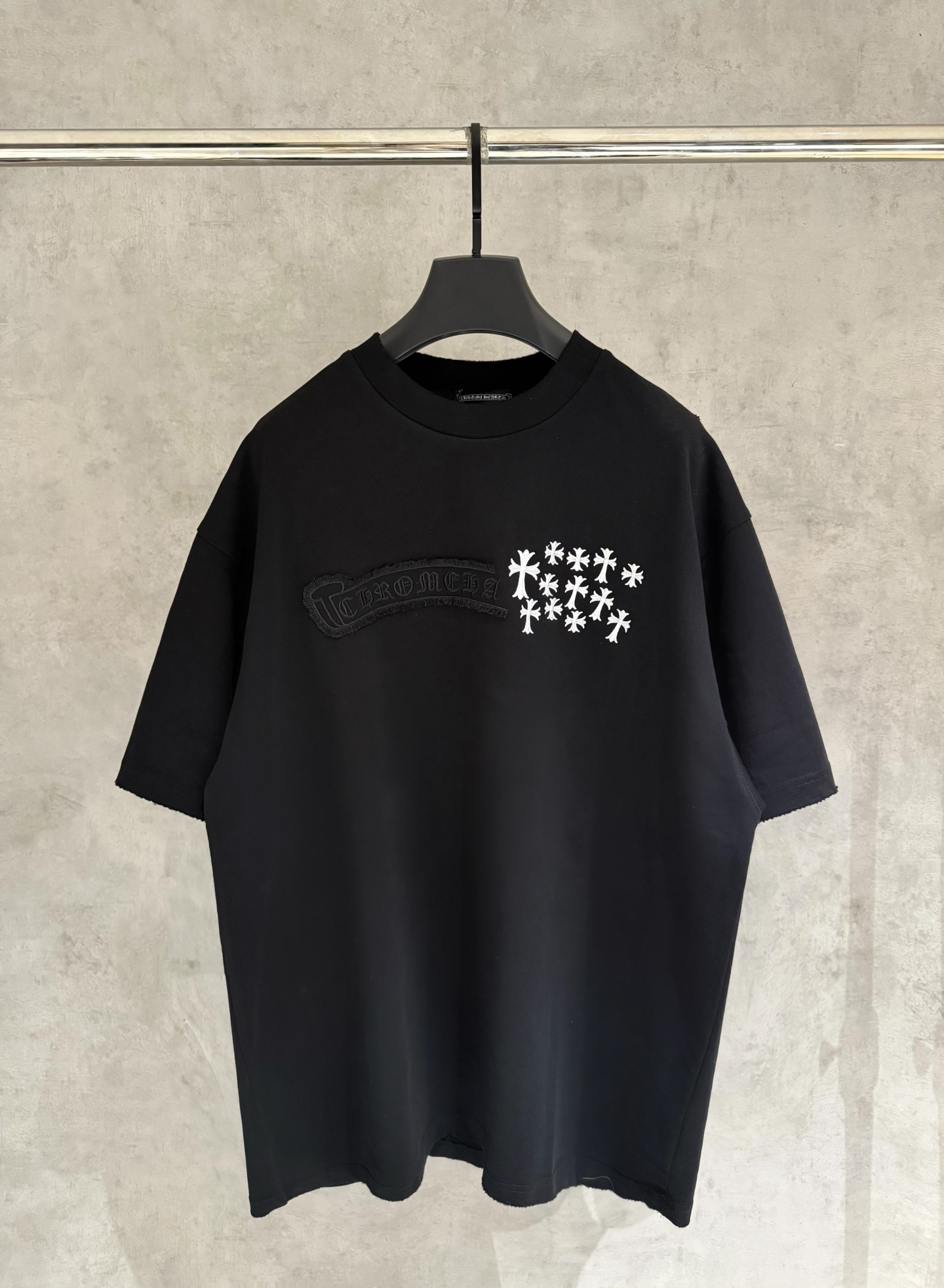 크롬하츠(CHROME HEARTS) 자수 반팔 티셔츠 의류