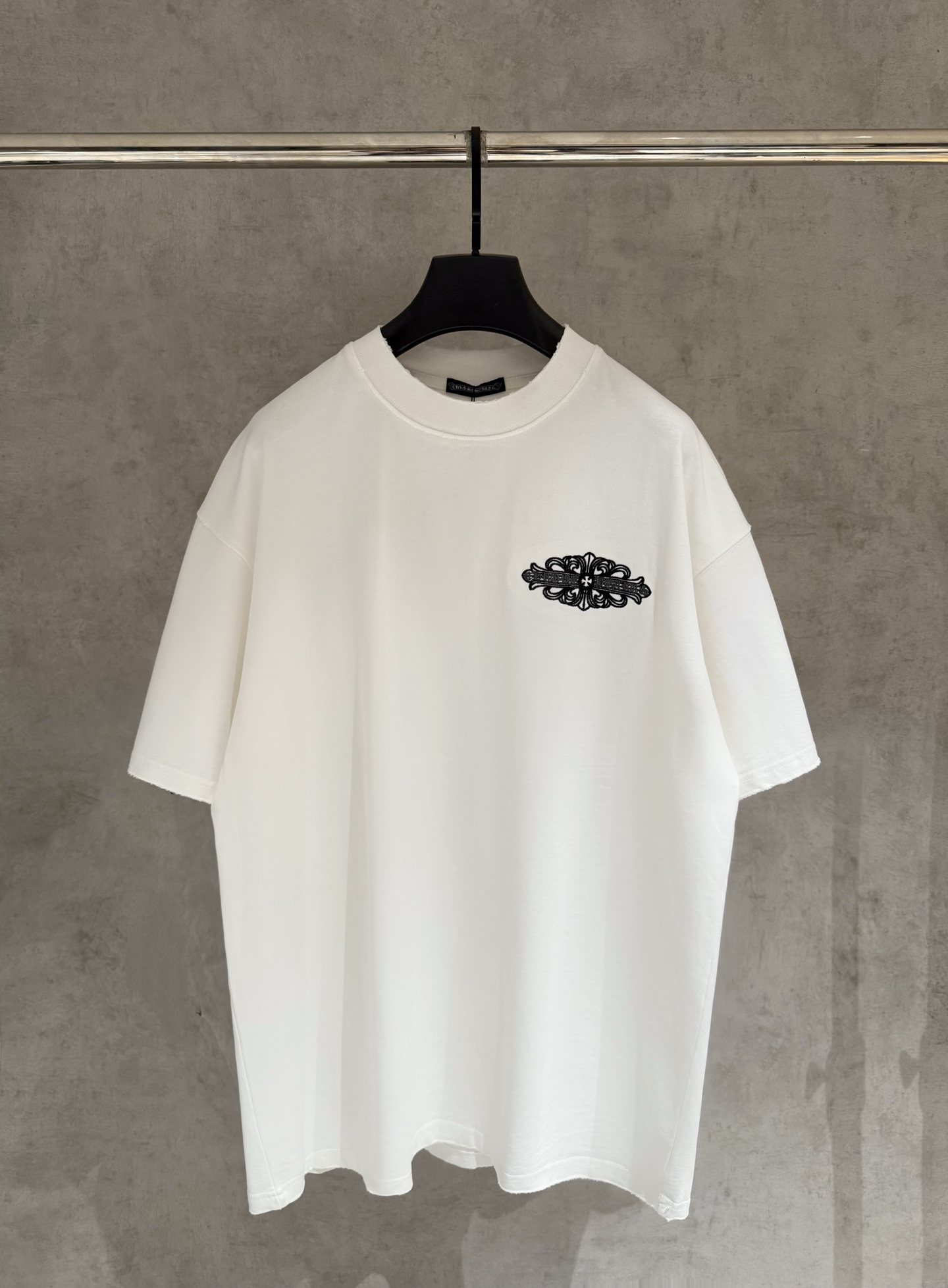 크롬하츠(CHROME HEARTS) 자수 반팔 티셔츠 의류