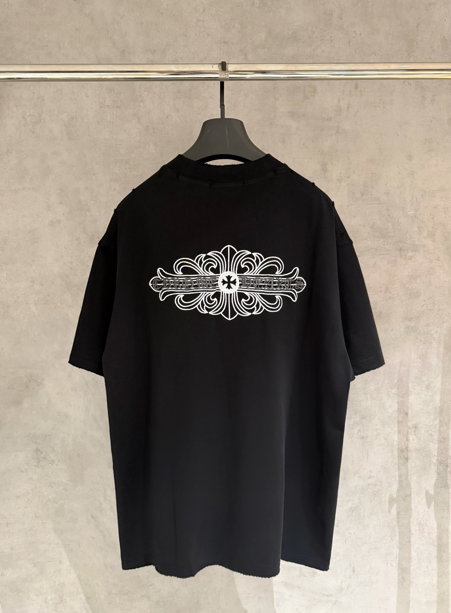 크롬하츠(CHROME HEARTS) 자수 반팔 티셔츠 의류