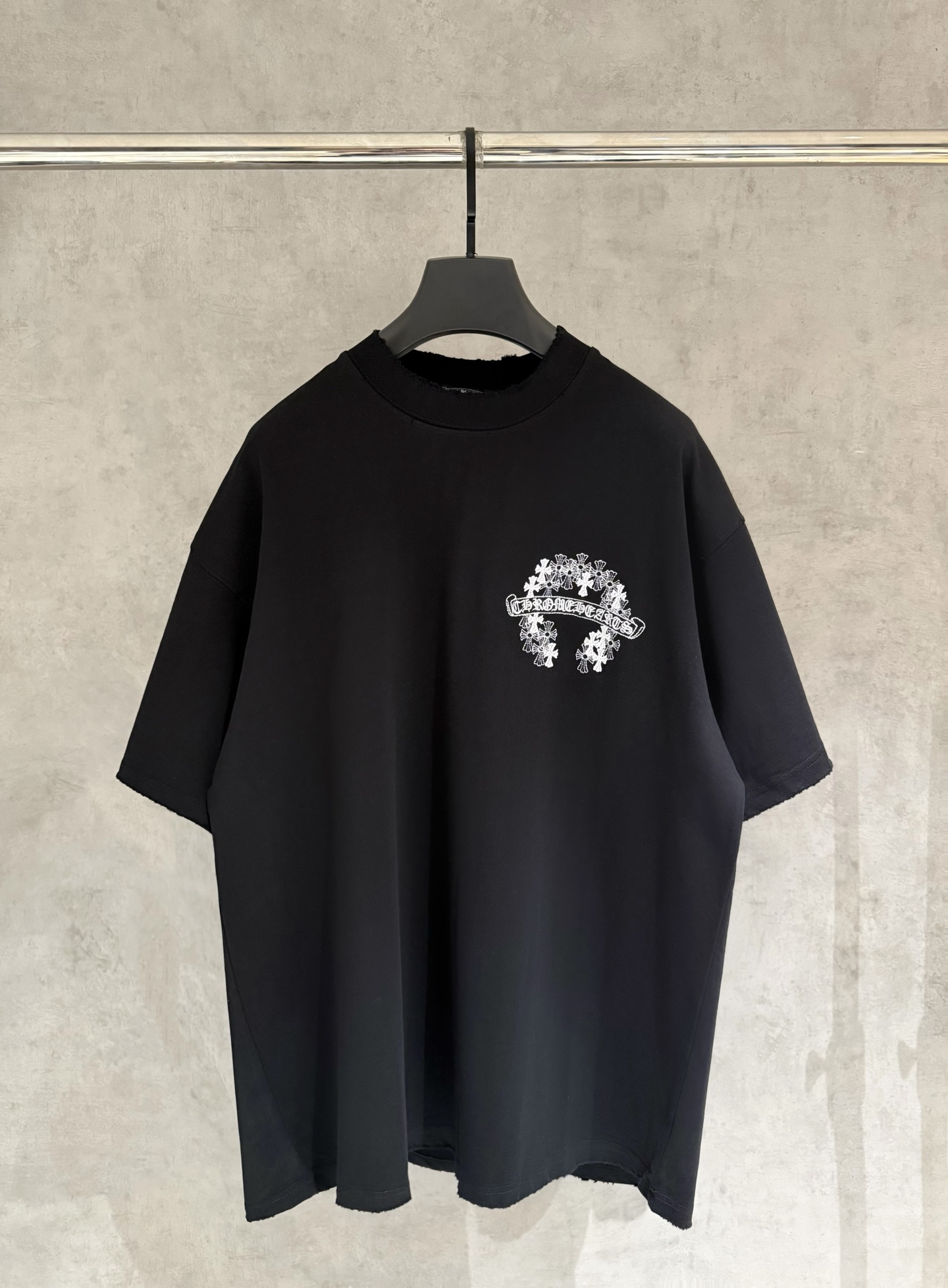 크롬하츠(CHROME HEARTS) 자수 반팔 티셔츠 의류