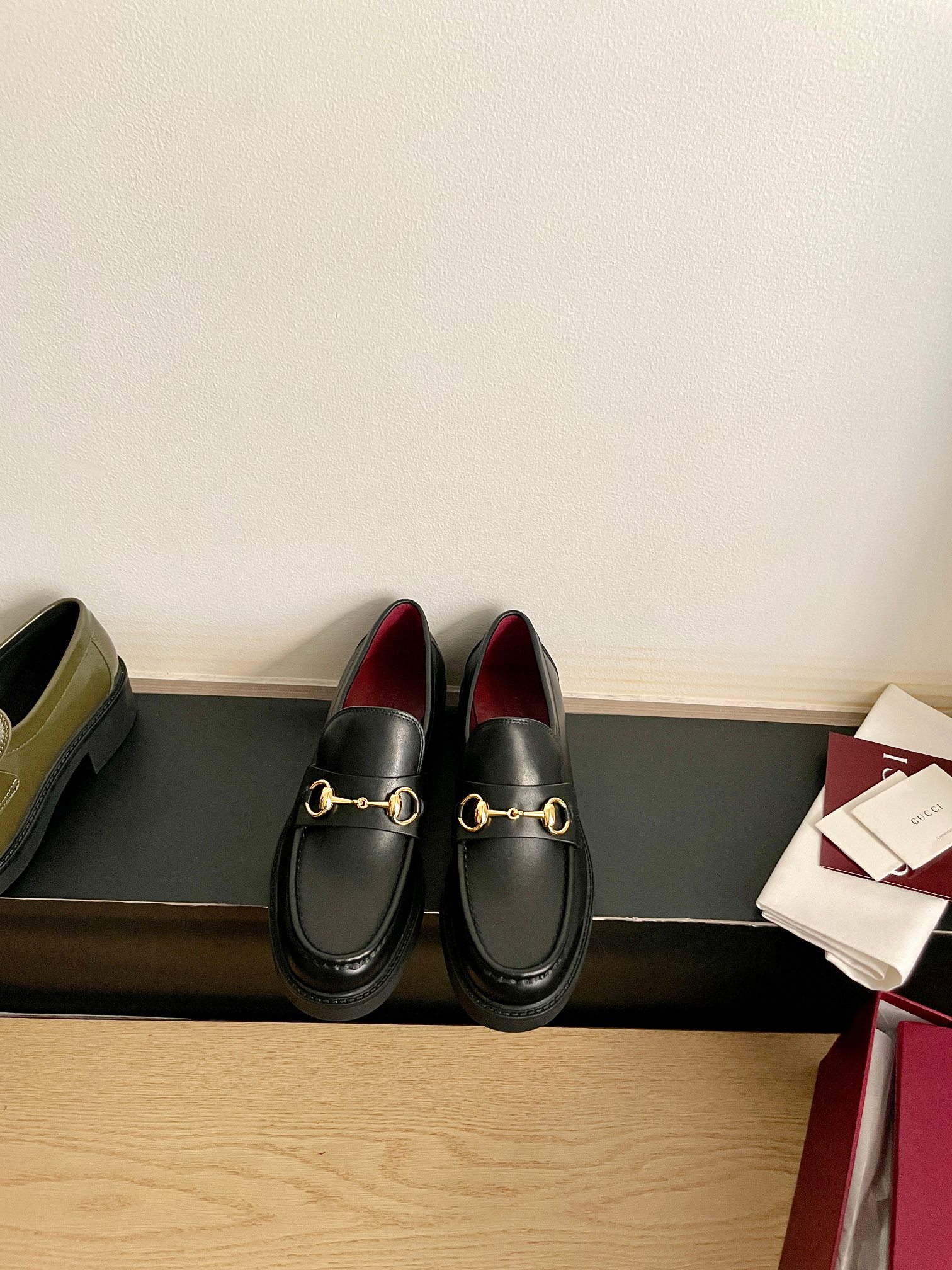 구찌(GUCCI) 홀스빗 플랫폼 로퍼 신발