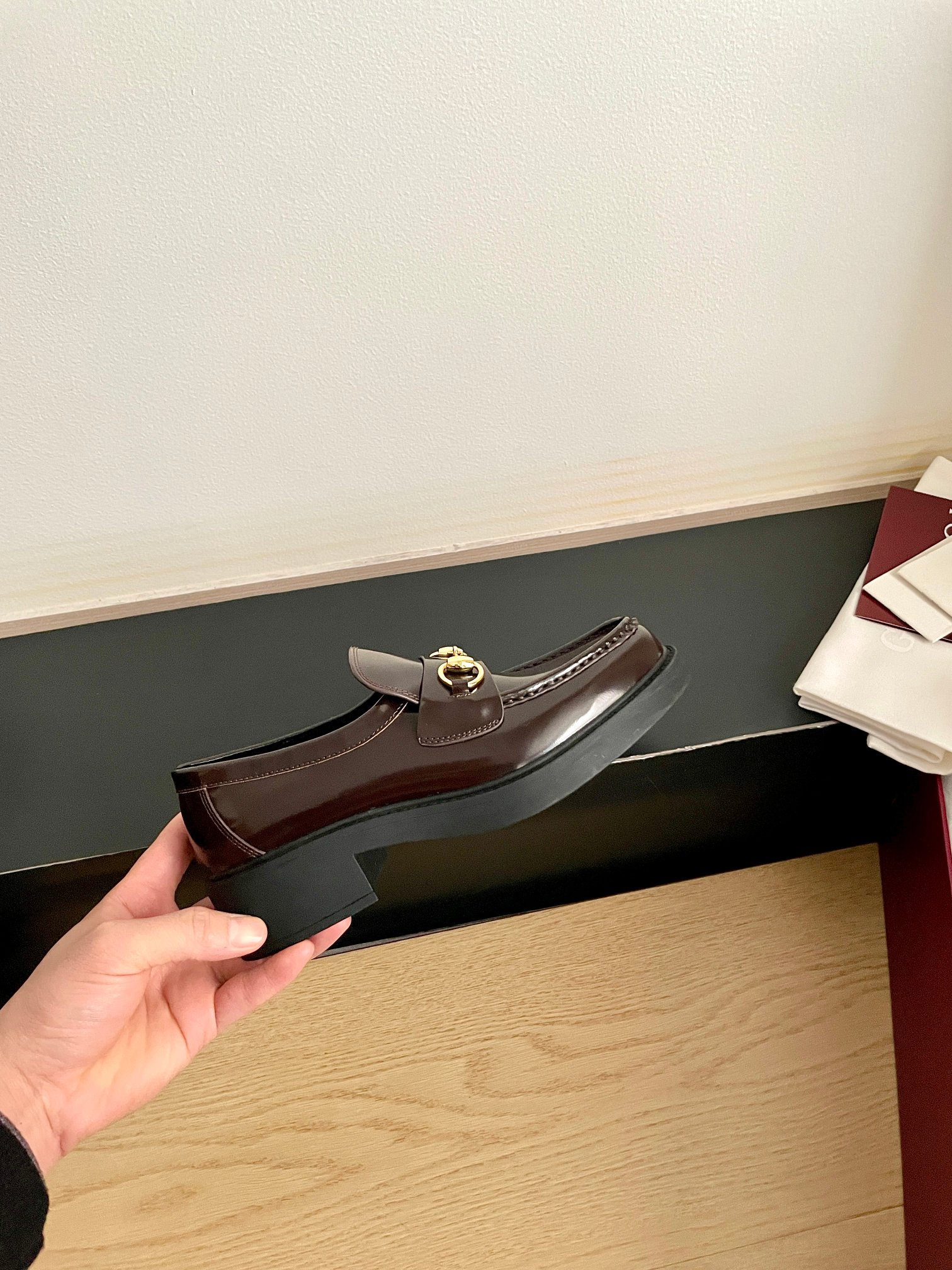 구찌(GUCCI) 홀스빗 플랫폼 로퍼 신발