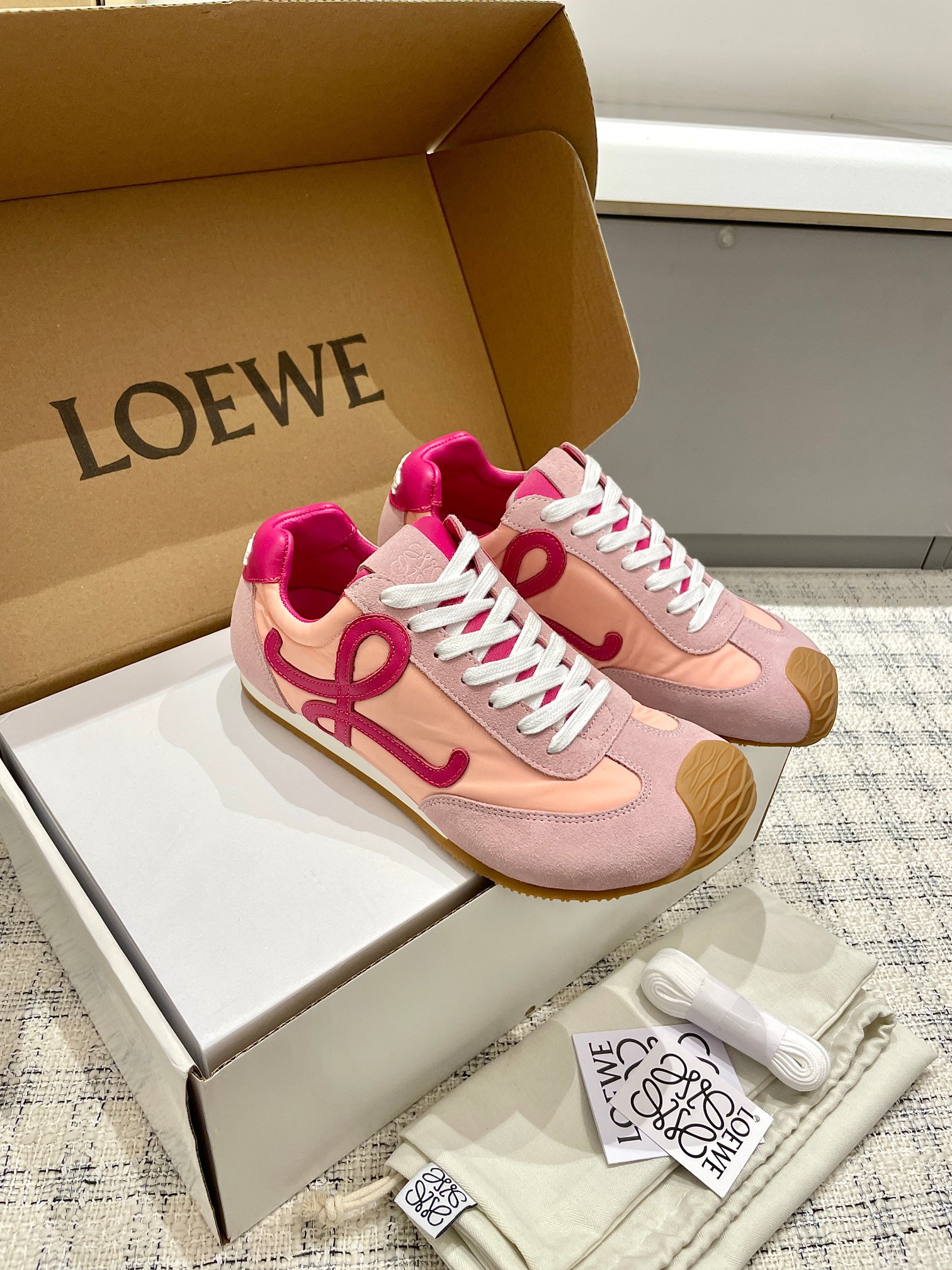 Loewe Ballet Runner 2.0 로에베 발레 러너 2.0 프리미엄 커플 스니커즈 신발