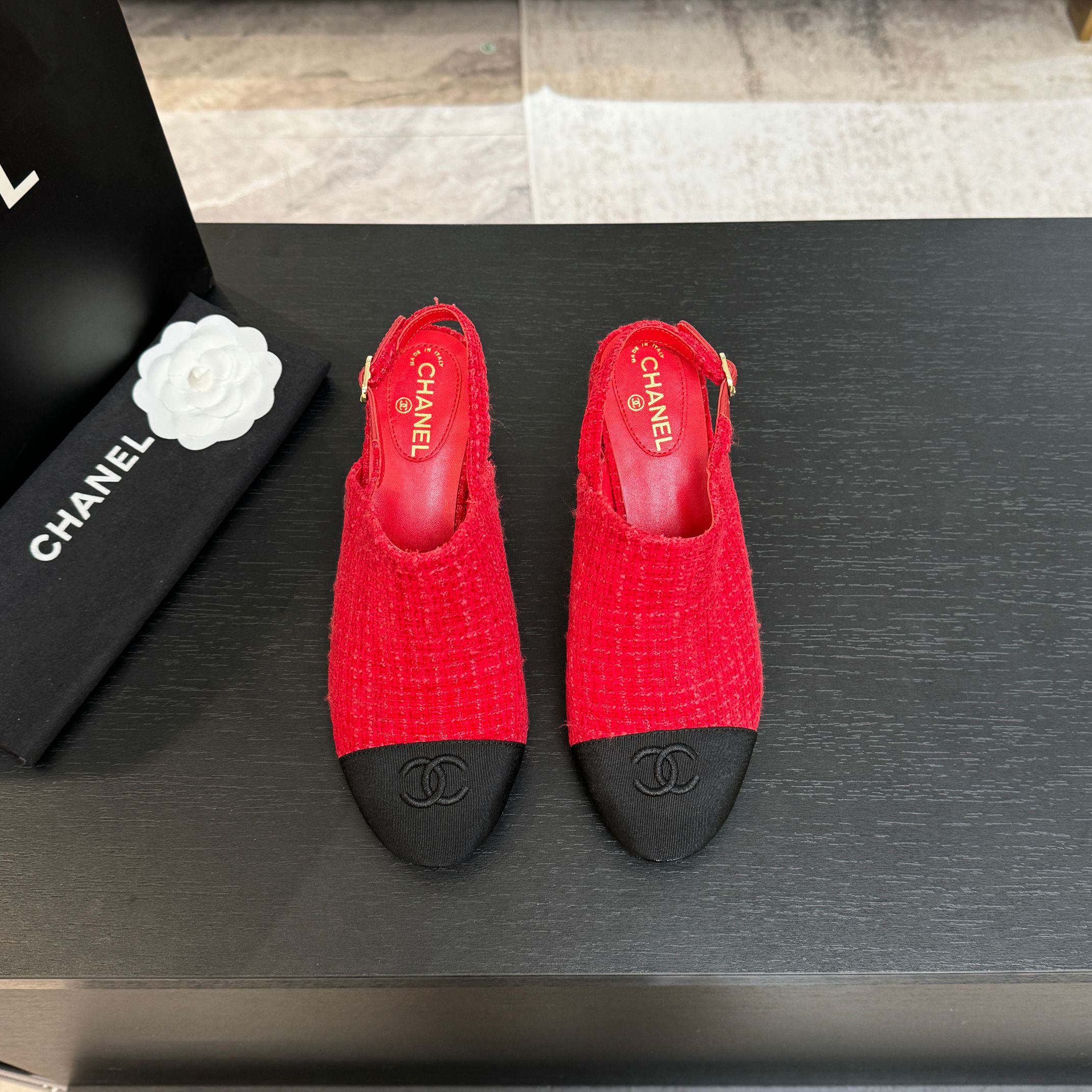 샤넬(CHANEL) 더블 플랫폼 샌들 신발