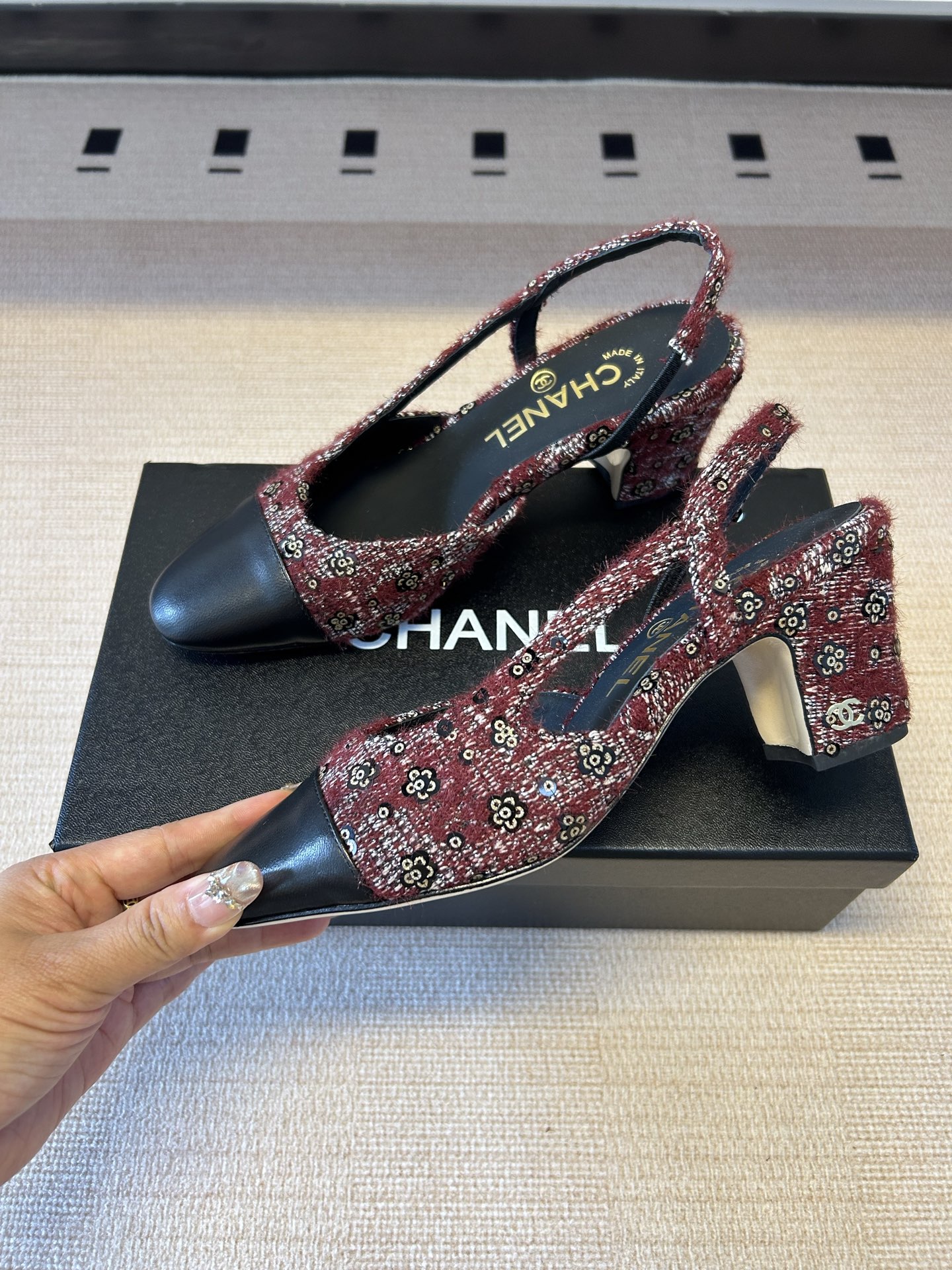 샤넬(CHANEL) 슬링백 샌들 신발