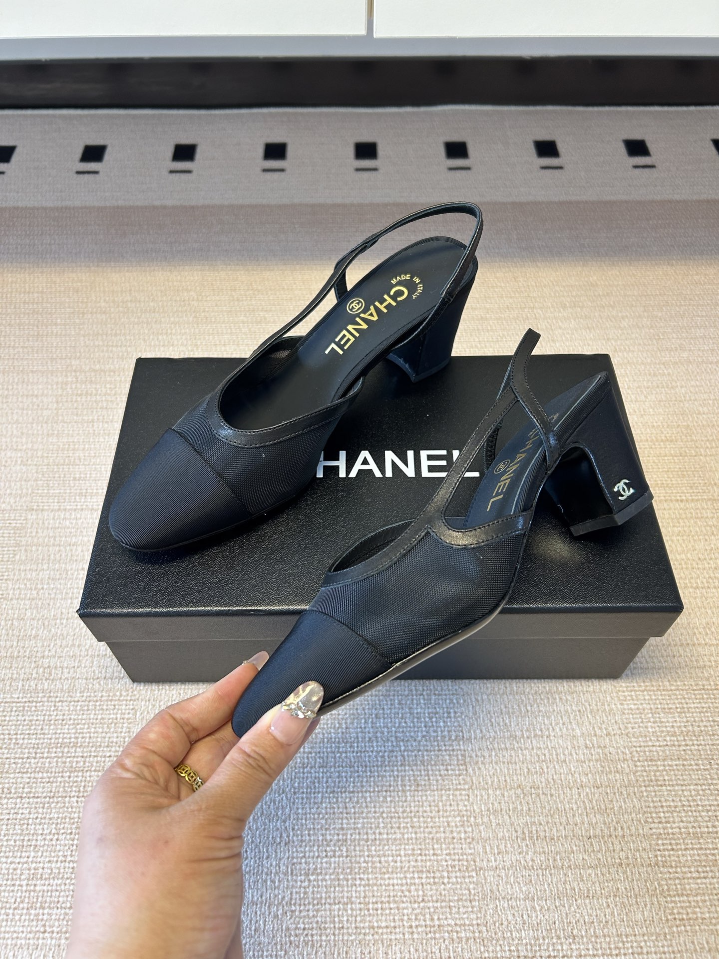 샤넬(CHANEL) 슬링백 샌들 신발