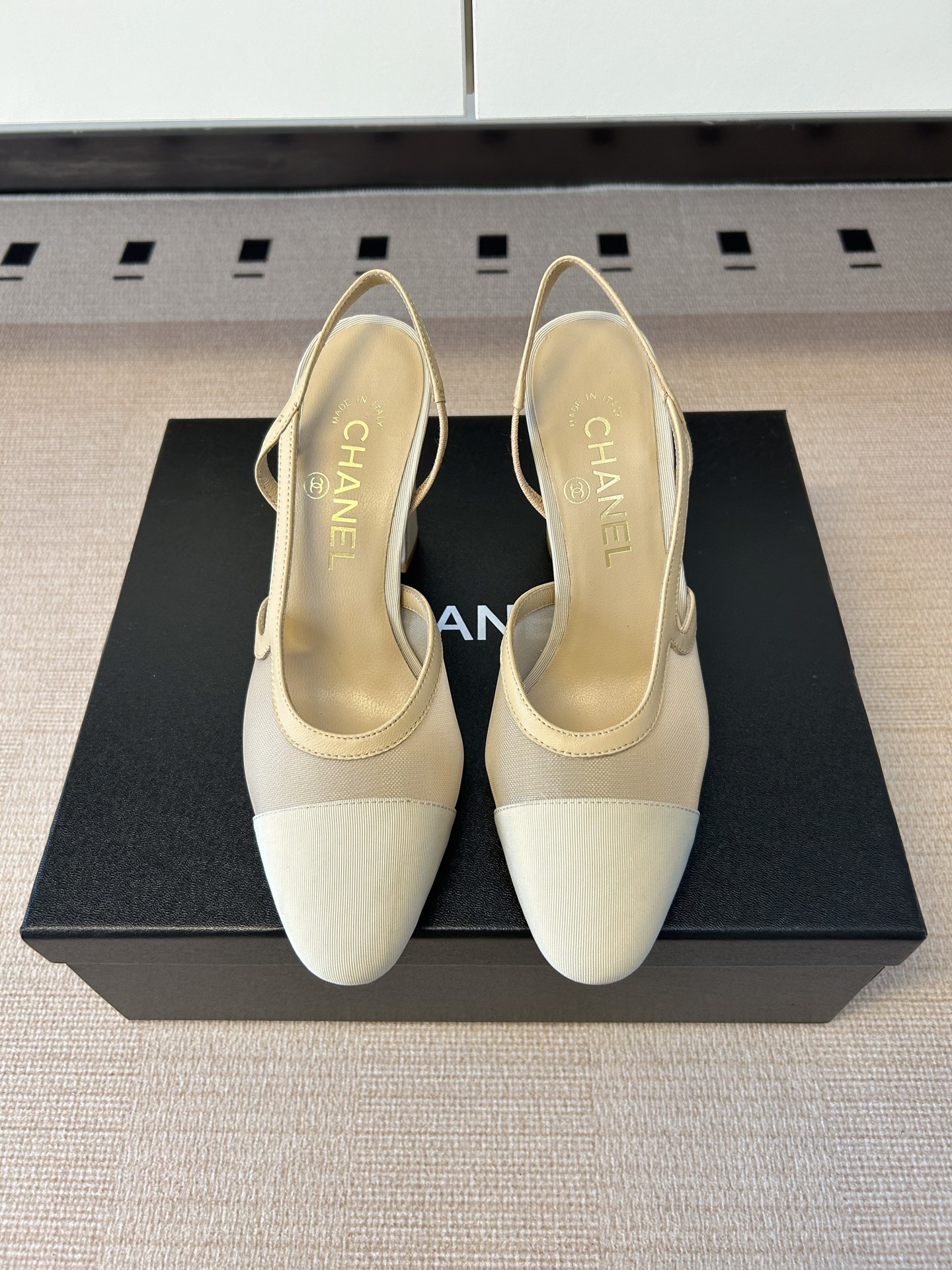 Chanel 샤넬 신상 슬링백 & 발레리나 시리즈 샌들 힐 구두 신발 9cm