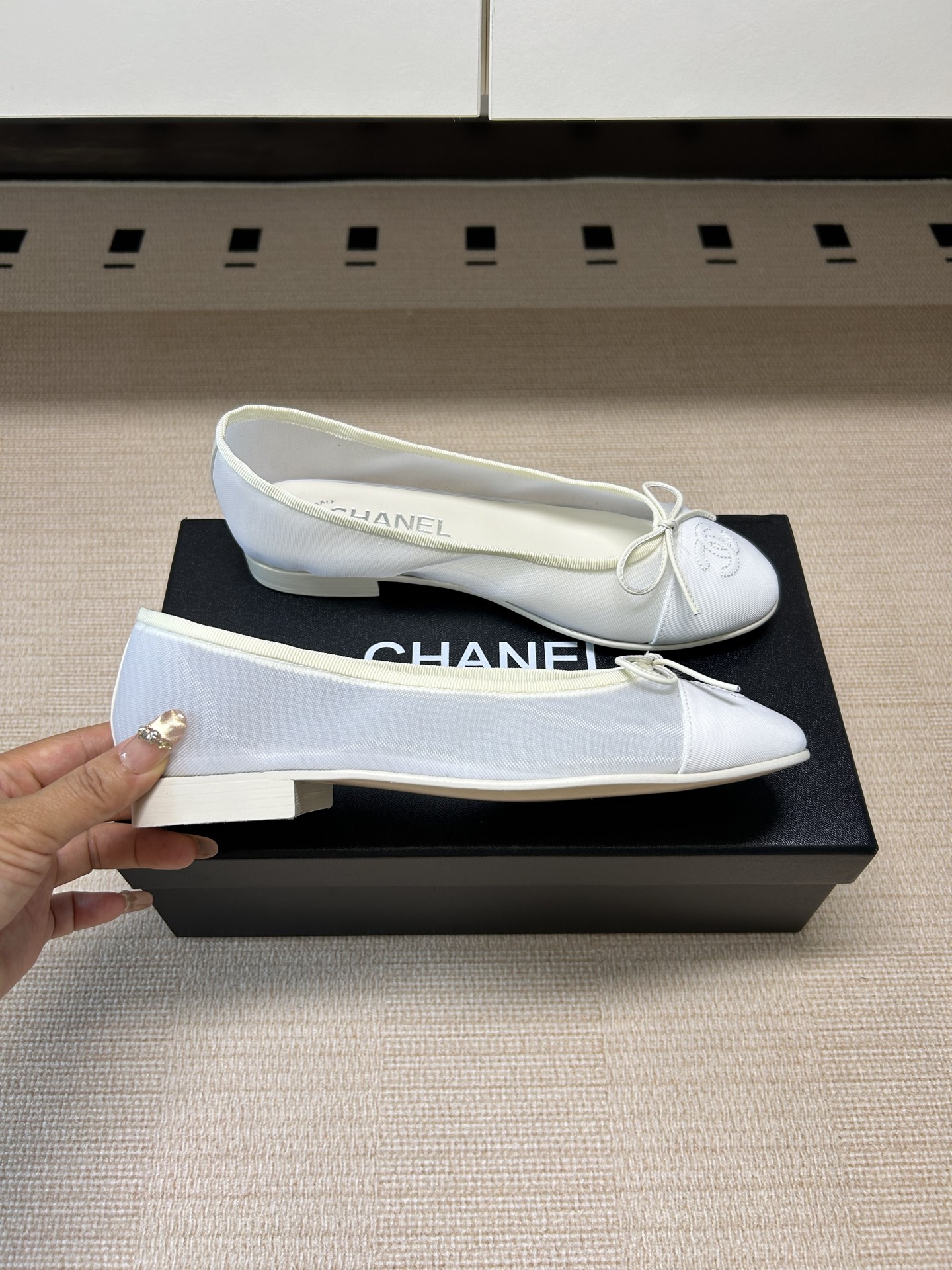 Chanel 샤넬 클래식 발레리나 플랫 슈즈 신발