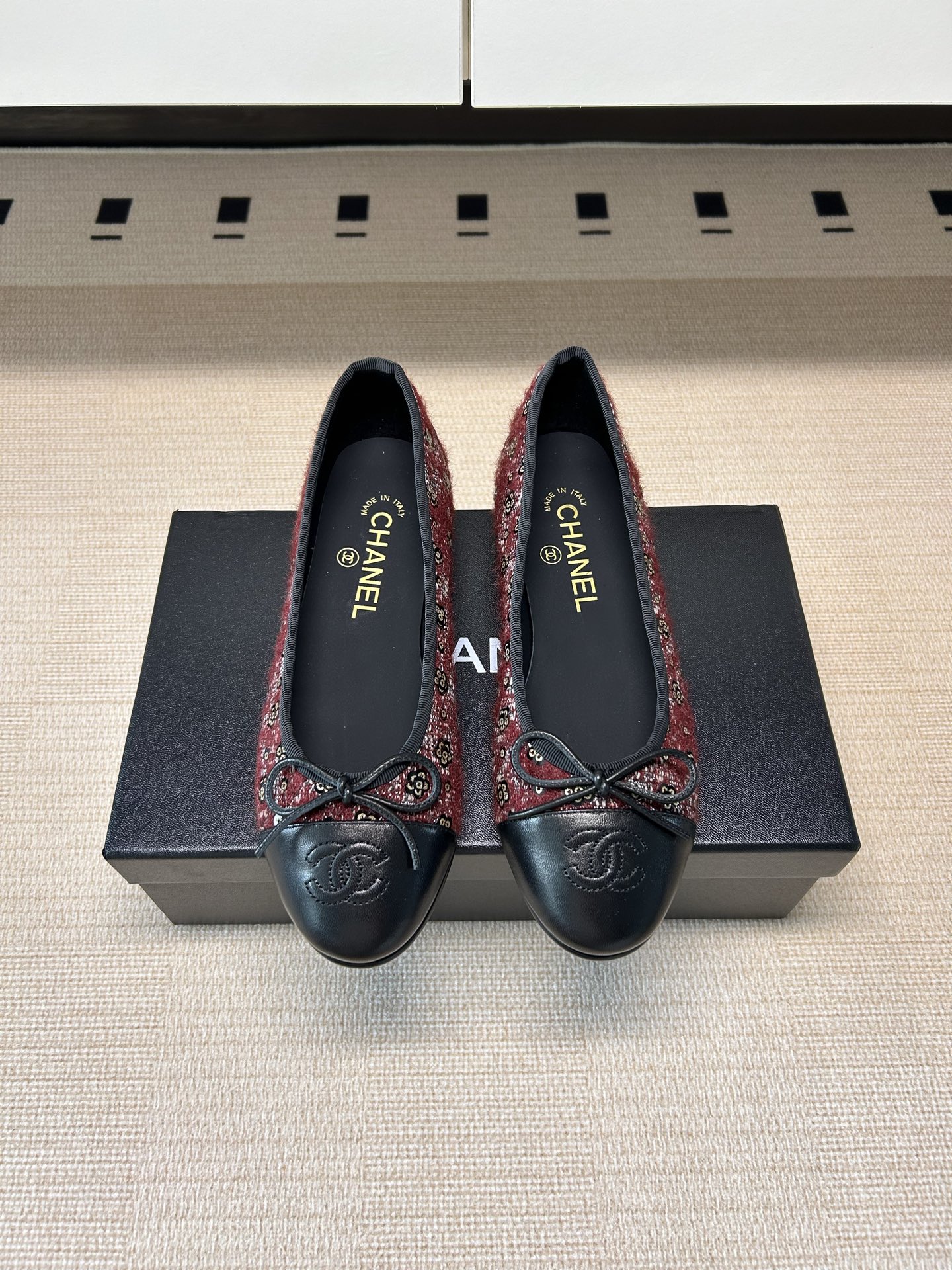 Chanel 샤넬 클래식 발레리나 플랫 슈즈 신발