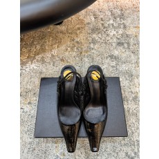 YSL 생로랑 26FW 하이엔드 실크 펌프스 힐 구두 샌들 신발