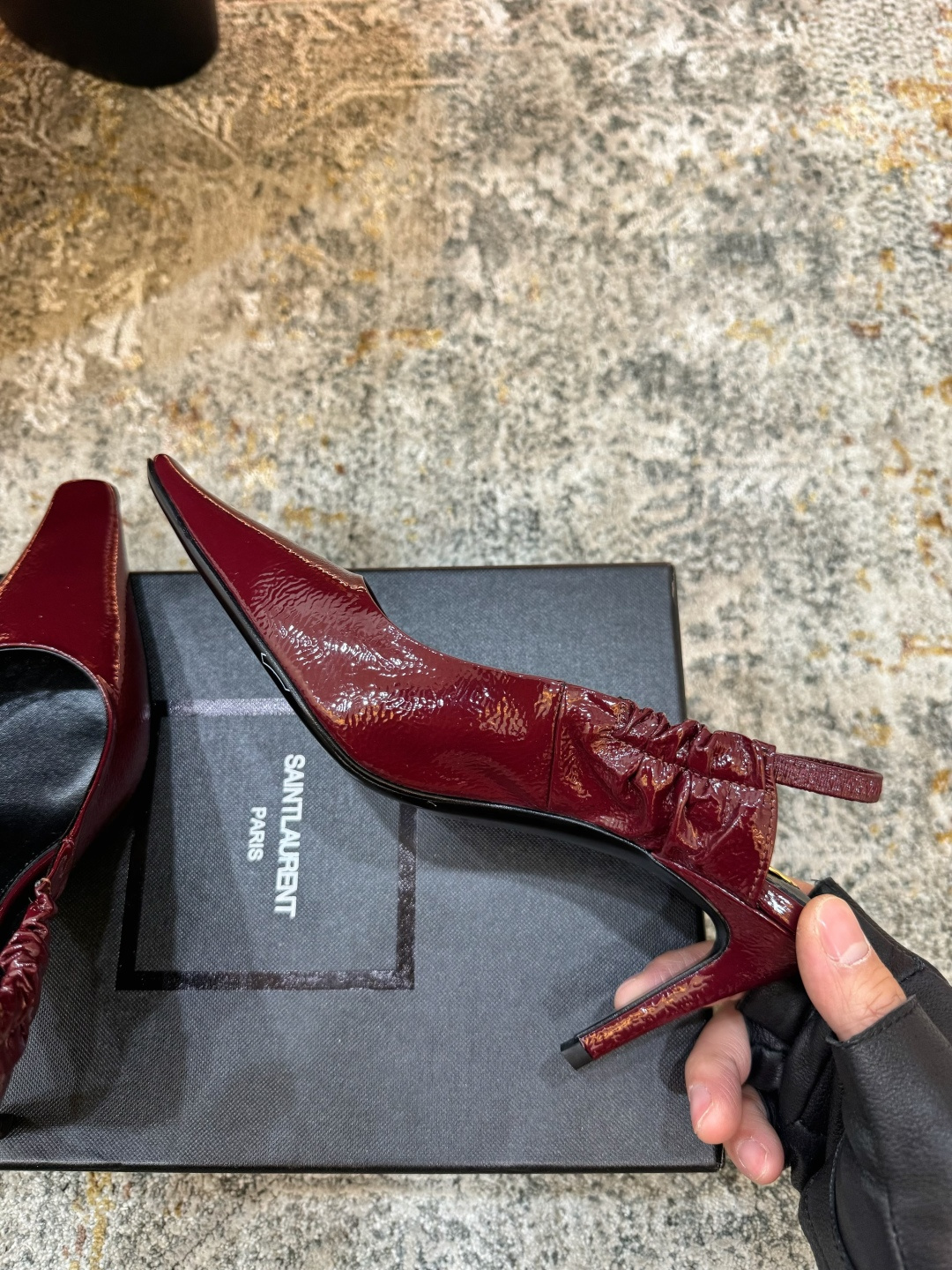 YSL 생로랑 26FW 하이엔드 실크 펌프스 힐 구두 샌들 신발