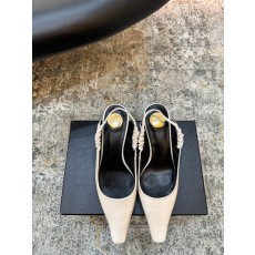 YSL 생로랑 26FW 하이엔드 실크 펌프스 힐 구두 샌들 신발