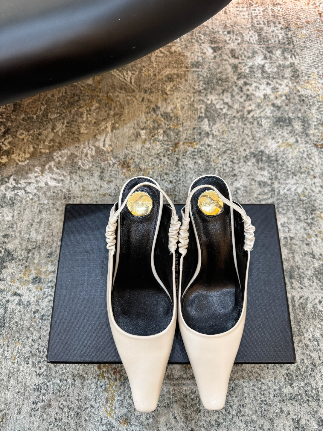 YSL 생로랑 26FW 하이엔드 실크 펌프스 힐 구두 샌들 신발